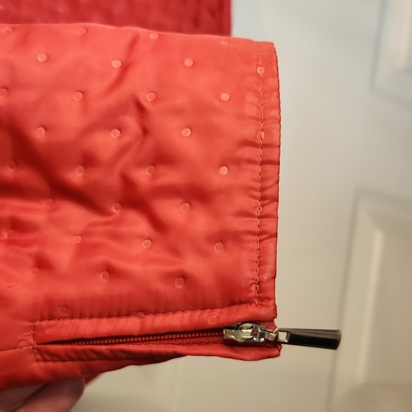 TALBOTS dotted full zip jacket. Size 8.  Beautiful  color. - Picture 4 of 9